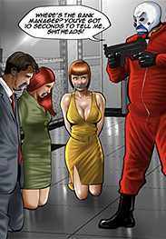 Bouncing body covered in cum and cunt cream - The great heist (fansadox 533) by Cagri