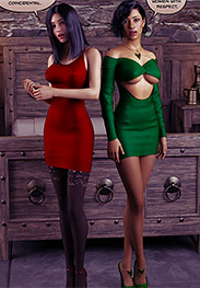 She gapes in horror as the women are drilled into, shocked, and fucked so hard for so long - Evil Elves 2 (fansadox 617) by Hawke