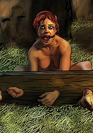 She was about to speak but his cock silenced her - Degradation in Rome by Mr Kane