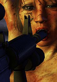 Every muscle in her body screamed for relief - Jungle camp by Quoom