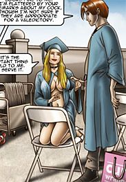 Come on now, be smart and start sucking on it - Birthday gift 11 Graduation (fansadox 425) by Erenisch