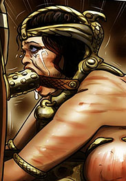 Caestus fucked on, changing from Claudia's vagina to her anus from time to time, pushing hard and fast, grunting like a hog in heat - The Curse of Isthar (GQS - Godesses, Queens and Slaves) by Mr Kane