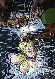 Bound babe is being flogged and beaten by her black master - Punished in paradise part 3 (fansadox 575) by Predondo