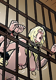 Held by the bandits in their remote hideout, the women face an atmosphere of fear and intimidation - Gentlemen's Club, The Origin (fansadox 637) by Predondo