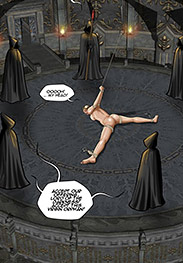 Secluded secretly to a scary and sadistic sect of satanic servants - The cult (fansadox 574) by Cagri